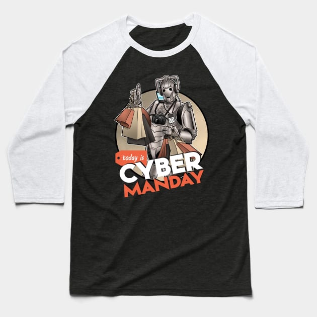 Cybermanday Baseball T-Shirt by saqman